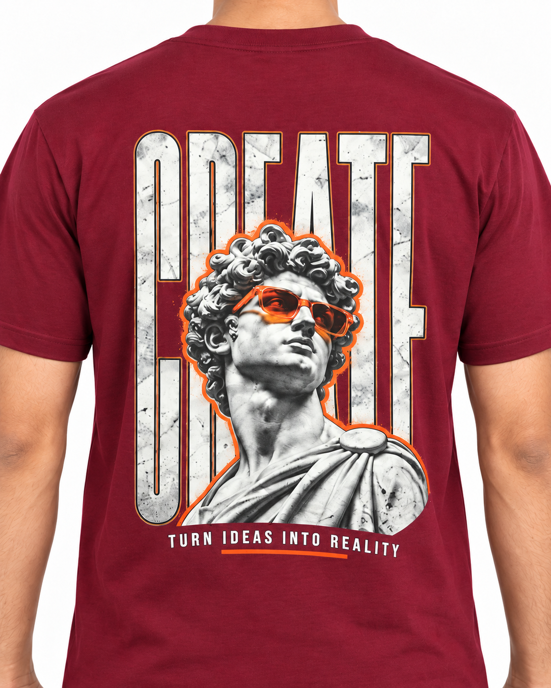 SWIBON Ideas Don't Sleep – Creative Graphic T-Shirt - 100% Cotton