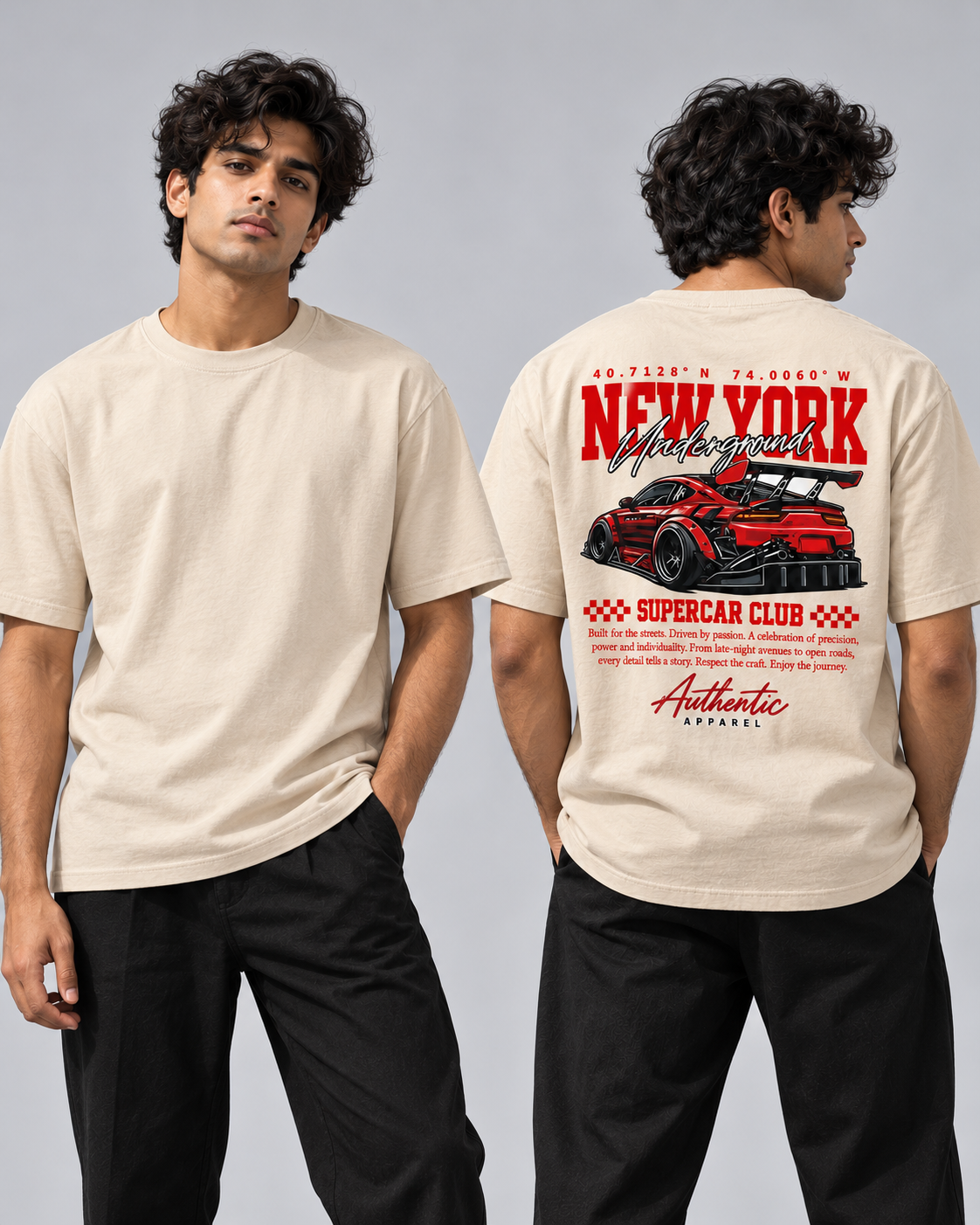 Driven by Passion – New York Supercar T-Shirt