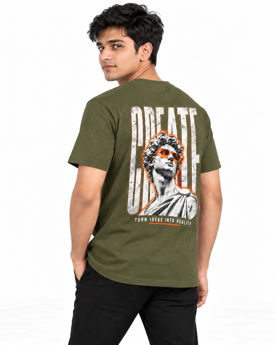 SWIBON Ideas Don't Sleep – Creative Graphic T-Shirt - 100% Cotton