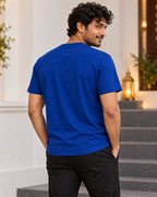 Steps of Light – Royal Blue Diwali T-Shirt