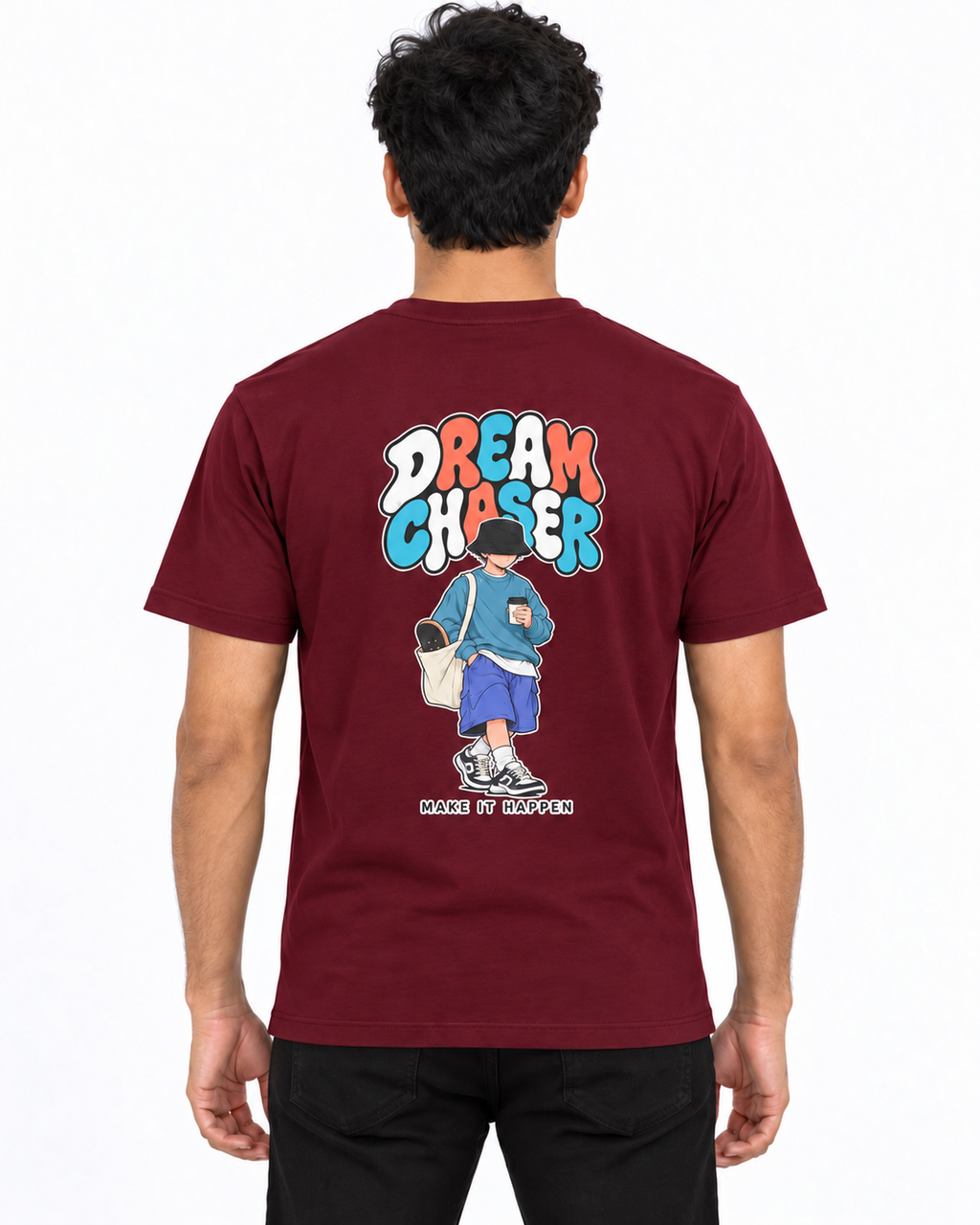 Dreams To Go – For Dream Chasers | Half Sleve T-Shirt