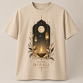 Warm Wishes – Beige Diwali T-Shirt