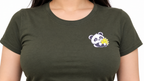 Cute Elegant Panda Female Comfortable T-shirt | 100% Cotton Fabric