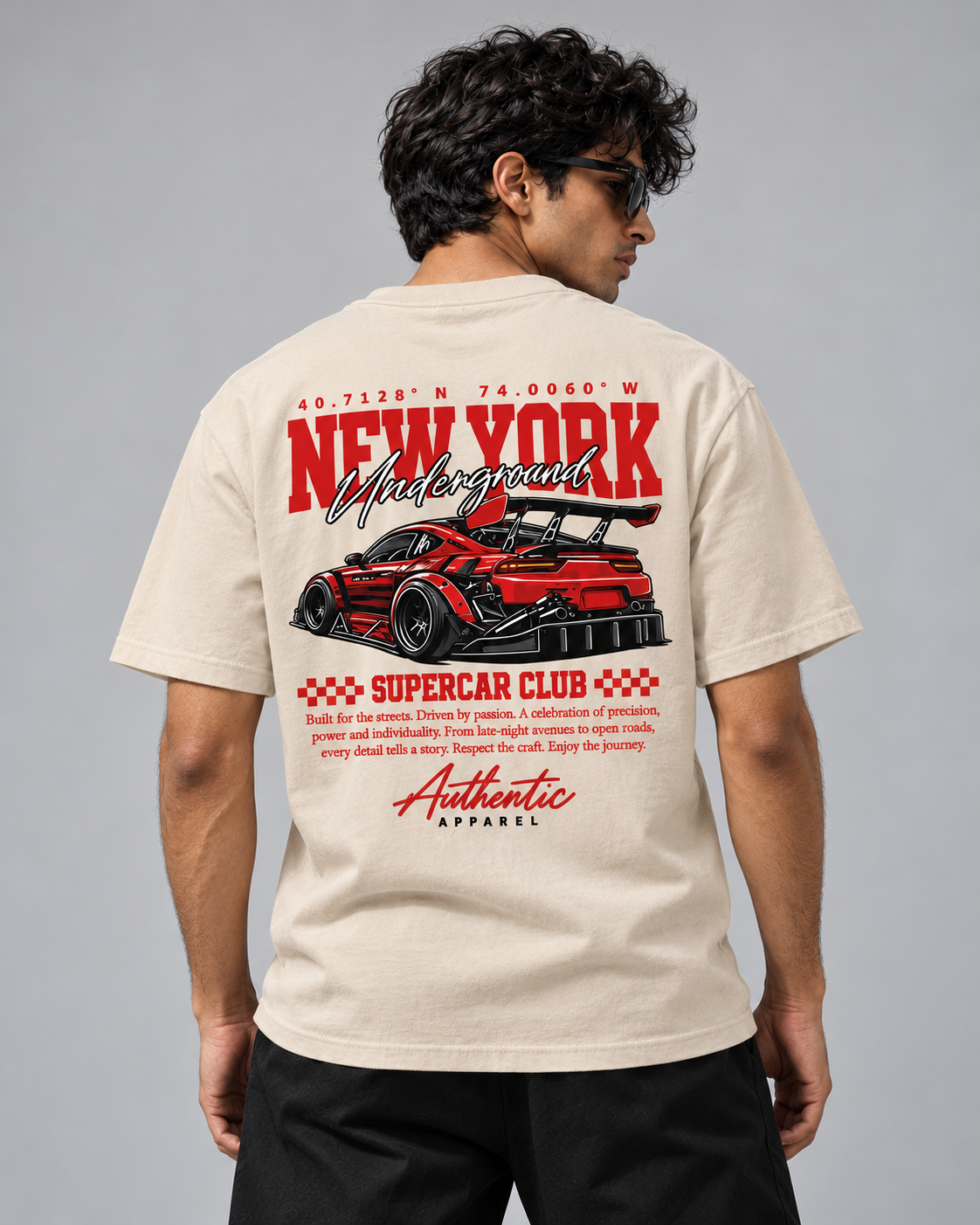 Driven by Passion – New York Supercar T-Shirt