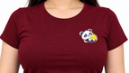 Cute Elegant Panda Female Comfortable T-shirt | 100% Cotton Fabric