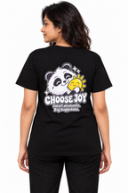 Cute Elegant Panda Female Comfortable T-shirt | 100% Cotton Fabric