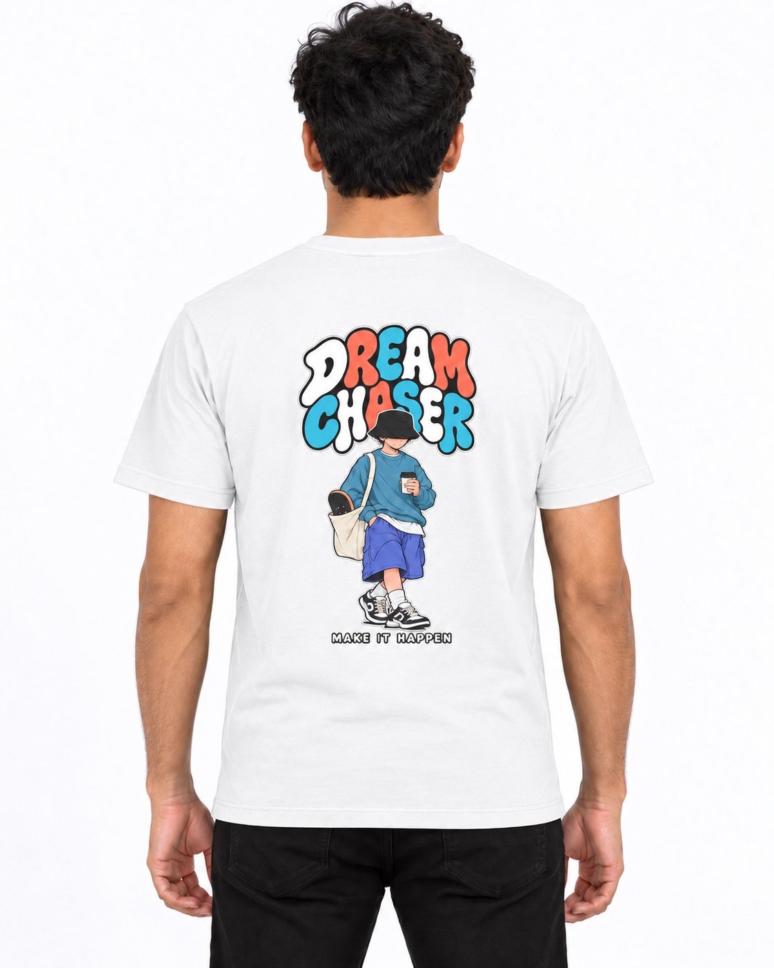 Dreams To Go – For Dream Chasers | Half Sleve T-Shirt