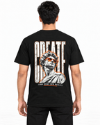 SWIBON Ideas Don't Sleep – Creative Graphic T-Shirt - 100% Cotton
