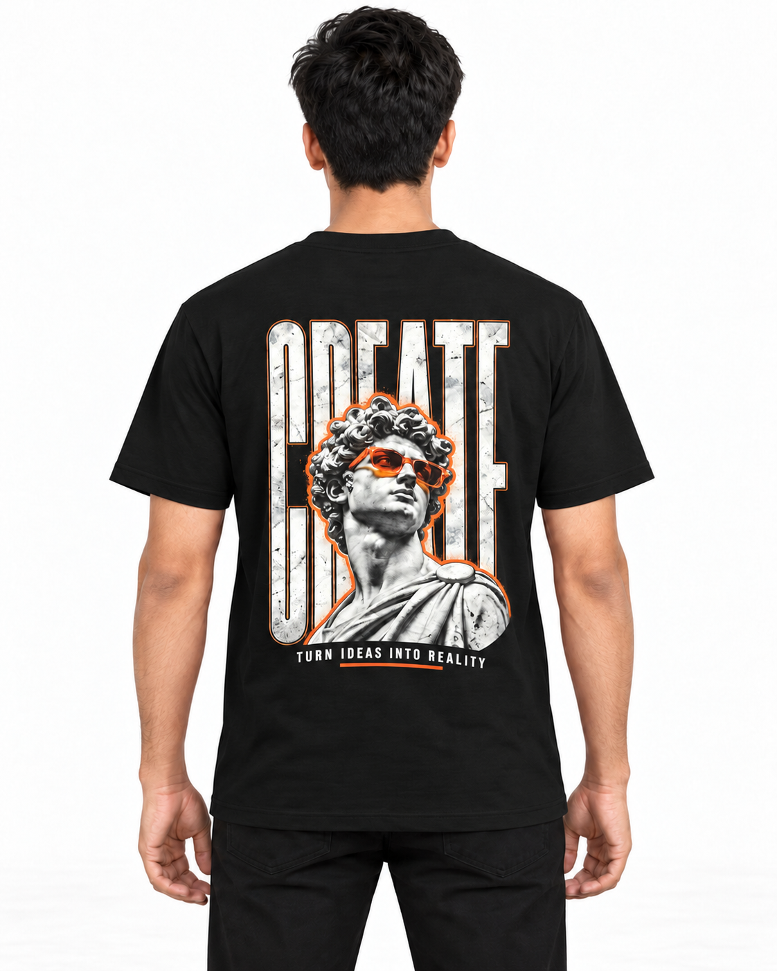 SWIBON Ideas Don't Sleep – Creative Graphic T-Shirt - 100% Cotton