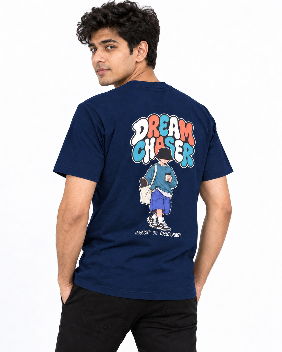 Dreams To Go – For Dream Chasers | Half Sleve T-Shirt