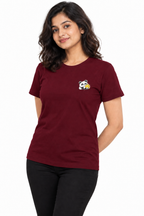 Cute Elegant Panda Female Comfortable T-shirt | 100% Cotton Fabric