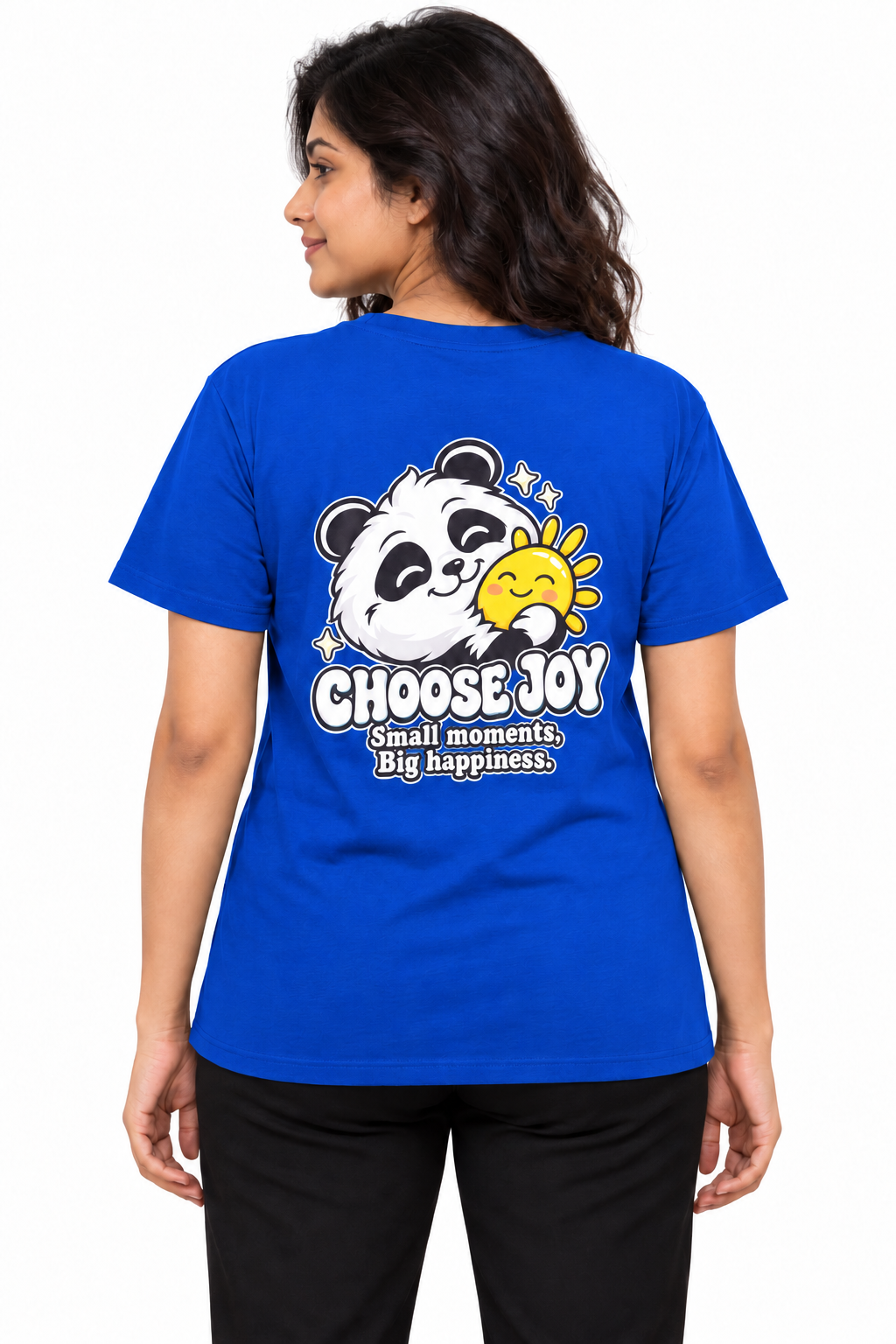 Cute Elegant Panda Female Comfortable T-shirt | 100% Cotton Fabric