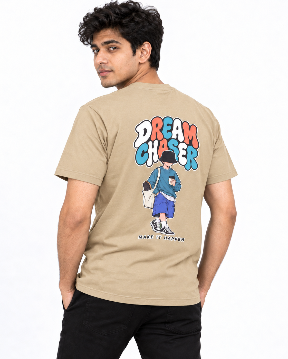 Dreams To Go – For Dream Chasers | Half Sleve T-Shirt