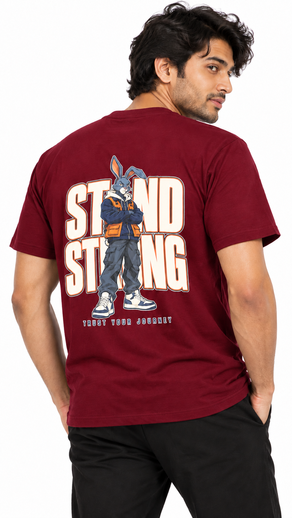 Built to Keep Going – Stand Strong Rabbit T-Shirt