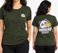 Cute Elegant Panda Female Comfortable T-shirt | 100% Cotton Fabric