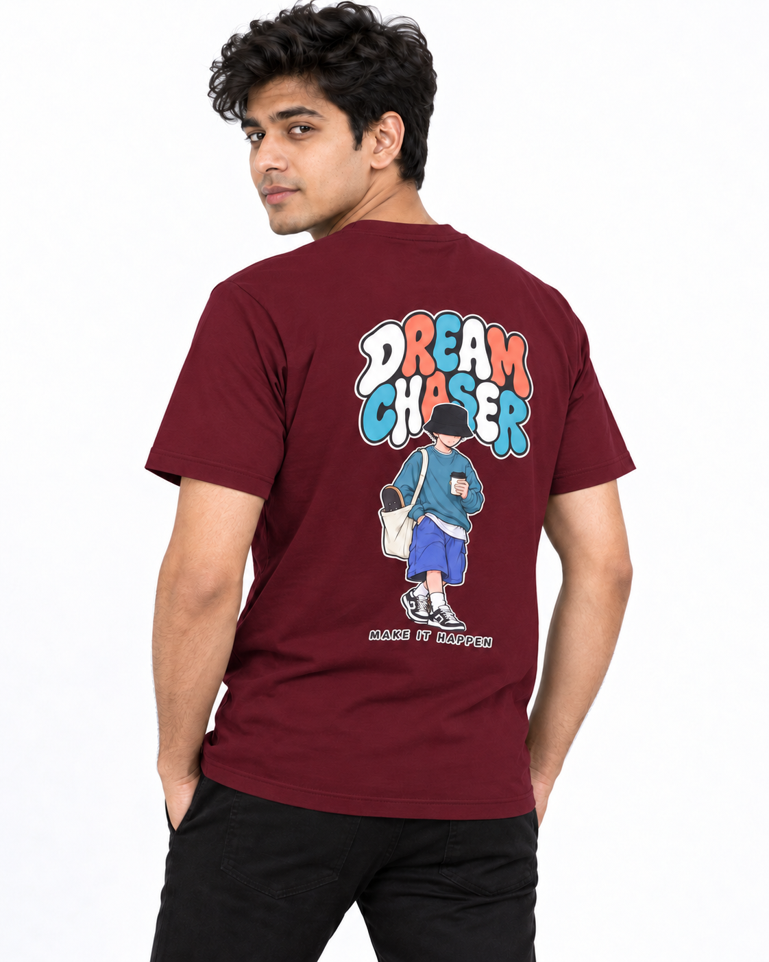 Dreams To Go – For Dream Chasers | Half Sleve T-Shirt