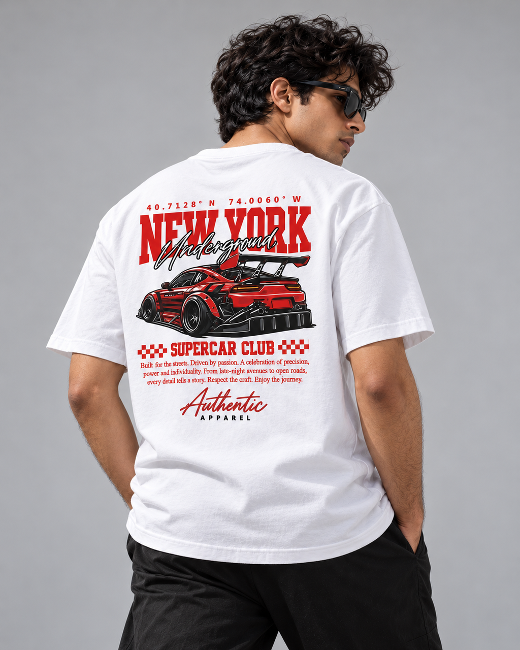 Driven by Passion – New York Supercar T-Shirt