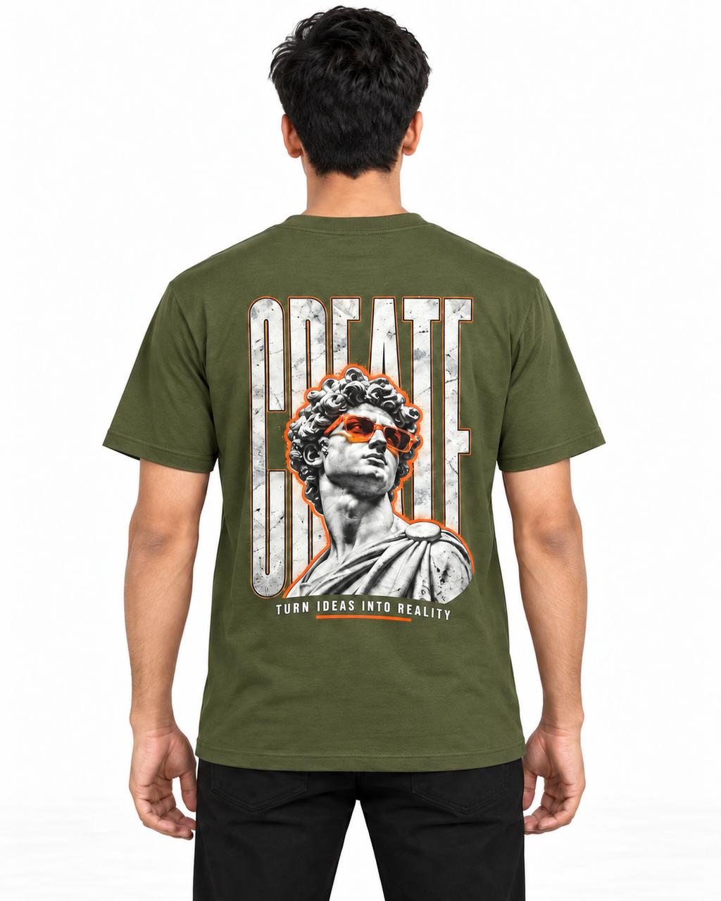 SWIBON Ideas Don't Sleep – Creative Graphic T-Shirt - 100% Cotton