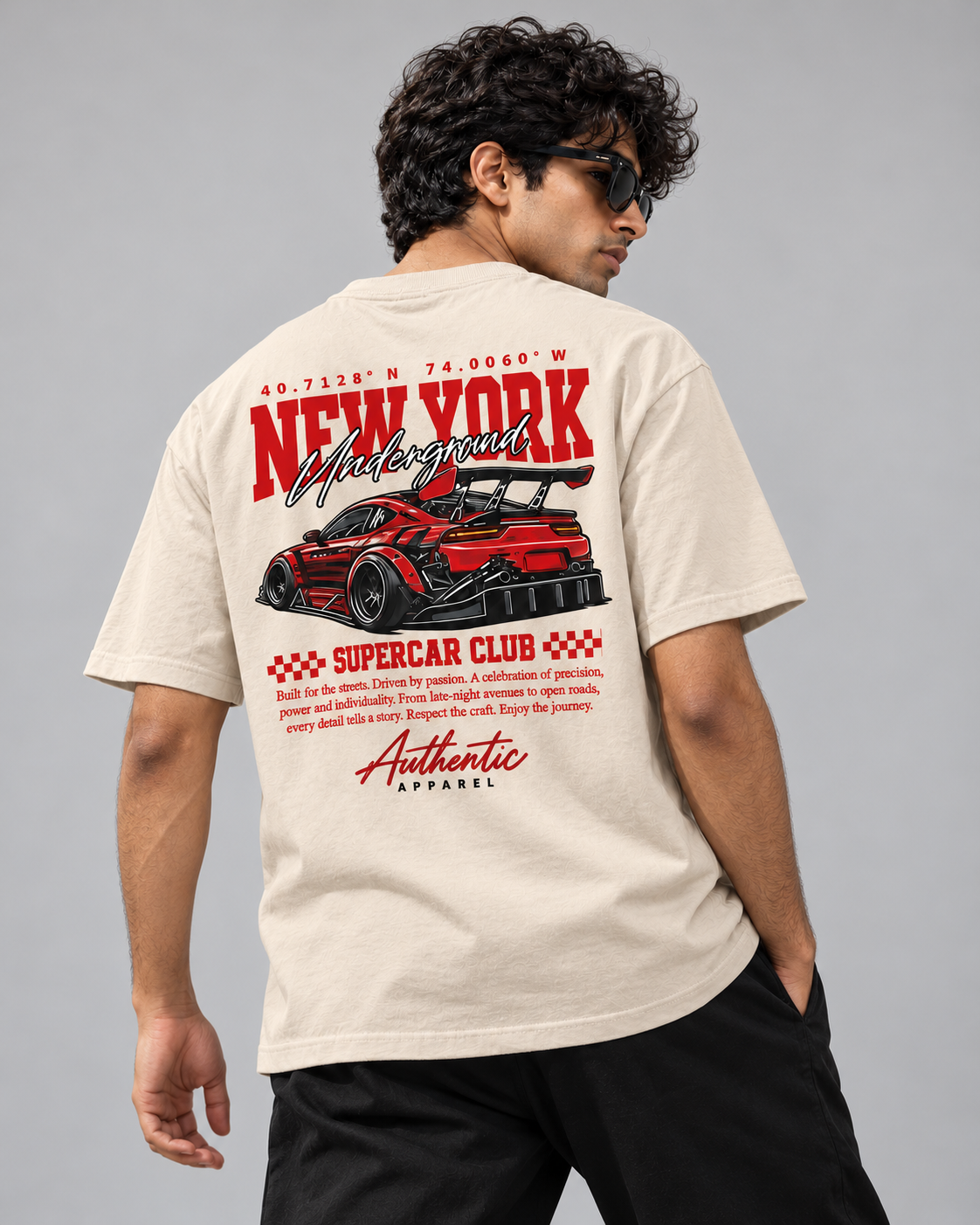 Driven by Passion – New York Supercar T-Shirt