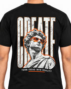 SWIBON Ideas Don't Sleep – Creative Graphic T-Shirt - 100% Cotton