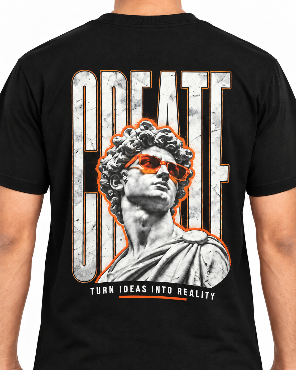 SWIBON Ideas Don't Sleep – Creative Graphic T-Shirt - 100% Cotton