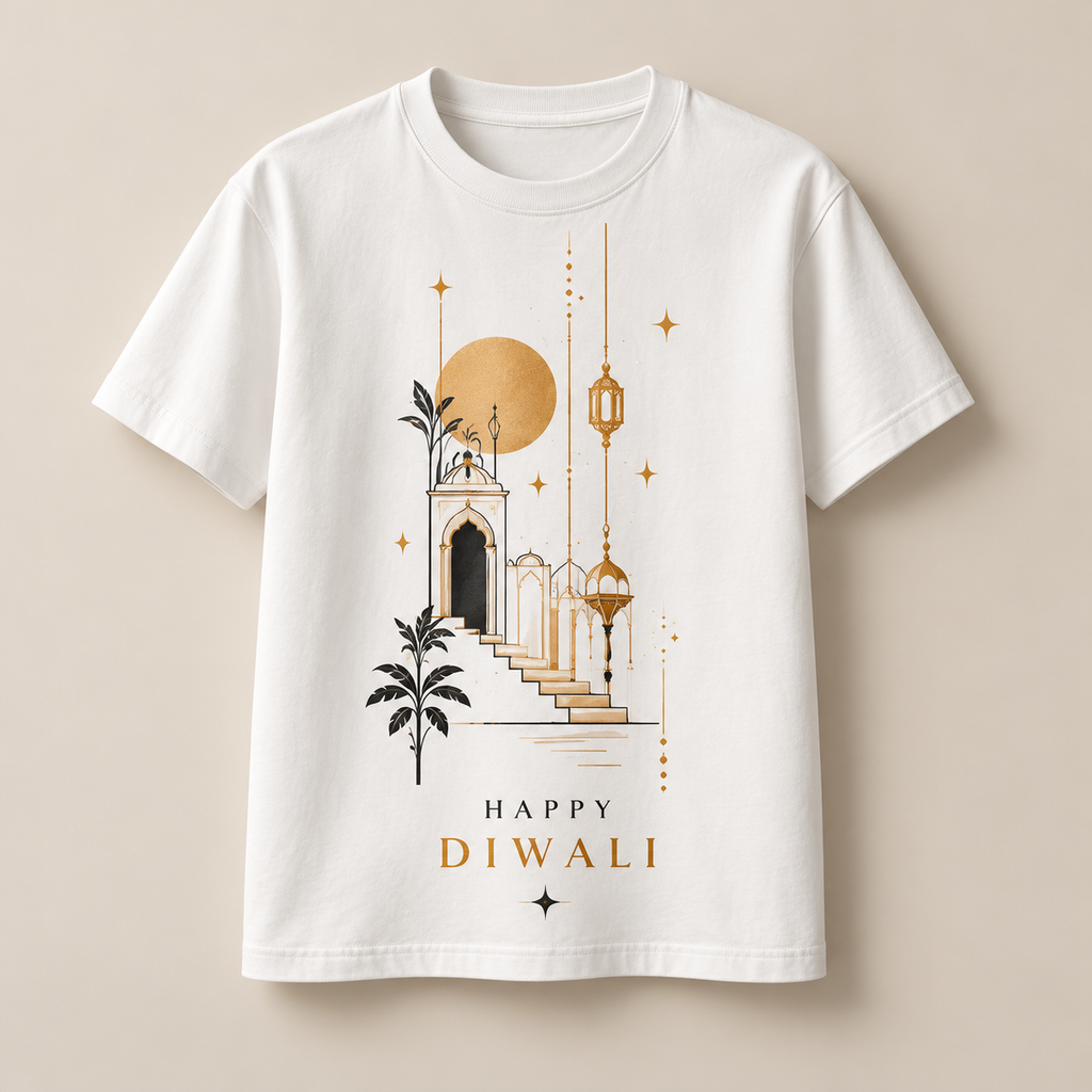 A Little Light – Golden Diwali T-Shirt
