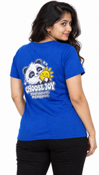Cute Elegant Panda Female Comfortable T-shirt | 100% Cotton Fabric
