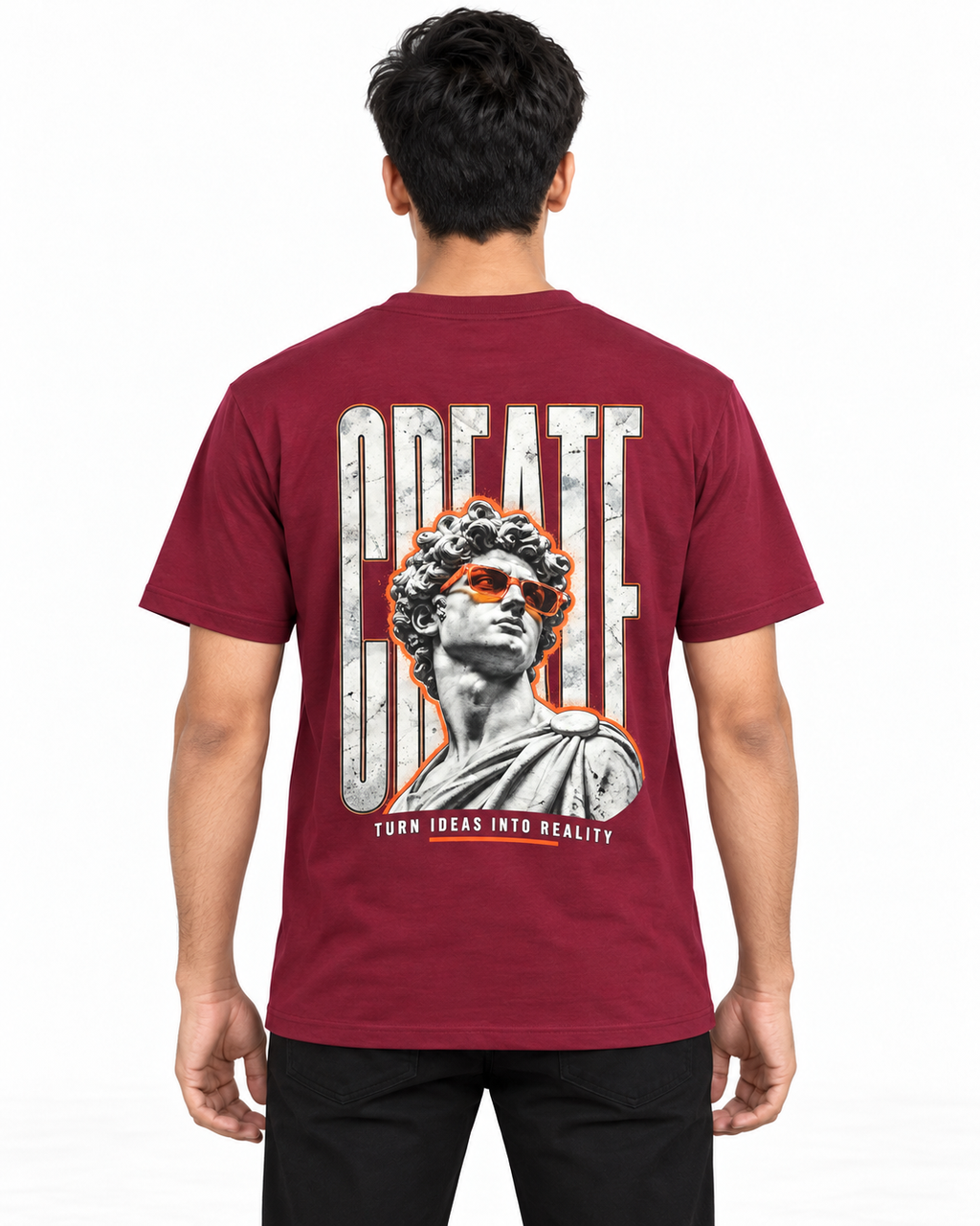 SWIBON Ideas Don't Sleep – Creative Graphic T-Shirt - 100% Cotton