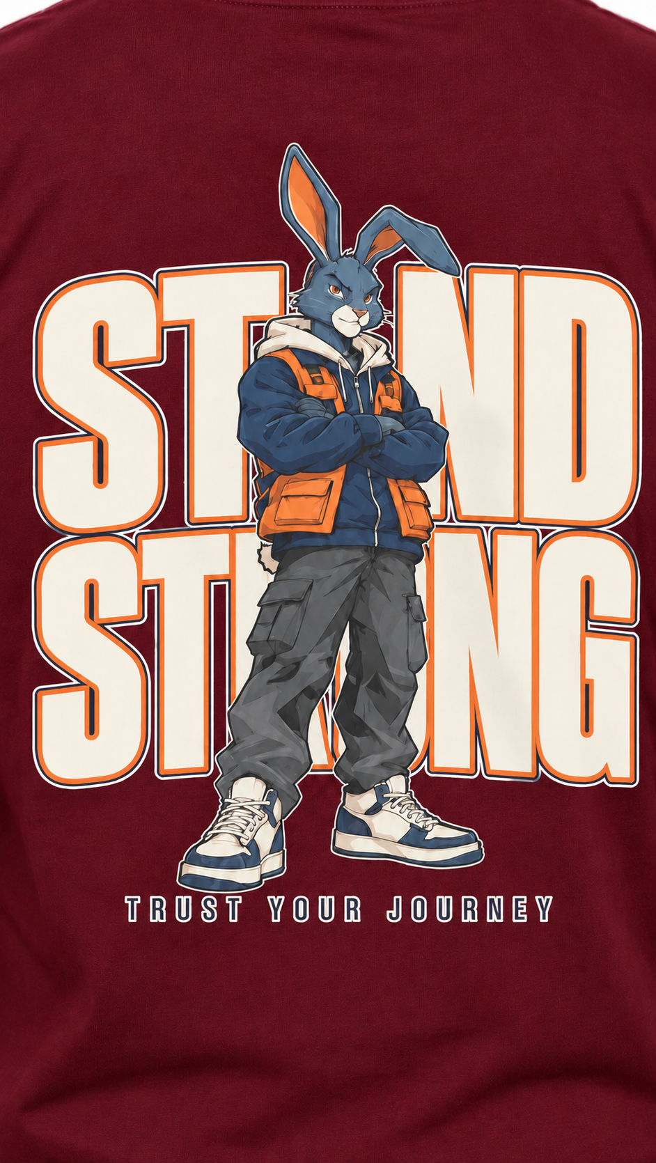 Built to Keep Going – Stand Strong Rabbit T-Shirt