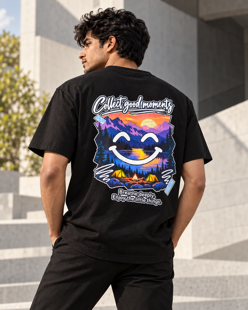 Collect Good Moments – Sunset Smiley T-Shirt