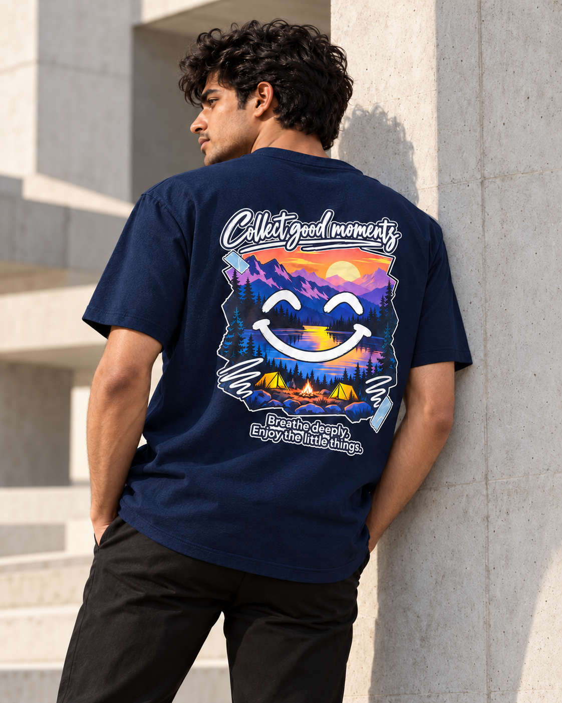 Collect Good Moments – Sunset Smiley T-Shirt