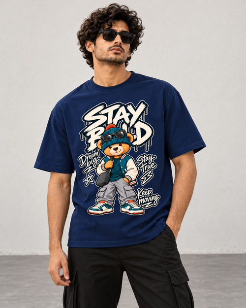 Big Dreams, Bold Moves – Streetwear Bear T-Shirt