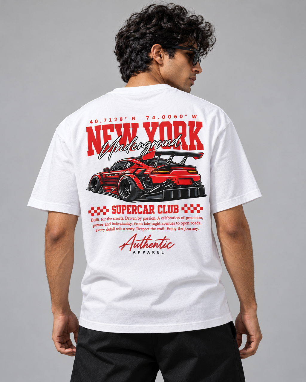 Driven by Passion – New York Supercar T-Shirt